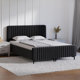 Moka Home מיטה יהודית דגם - Prestige כולל 2 מזרנים - בצבע FIBER-16