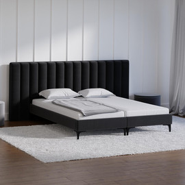 Moka Home מיטה יהודית דגם Juli כולל 2 מזרנים - בצבע FIBER-16