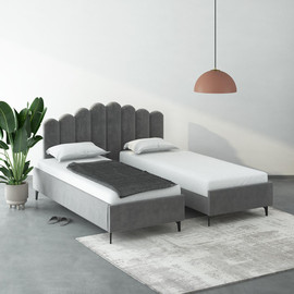 Moka Home מיטה יהודית דגם-SPRING כולל 2 מזרנים - בצבע ISTANBUL-50