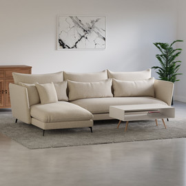 Moka Home ספה בעיצוב אירופאי דגם - Hermes-L - בצבע Dream-03
