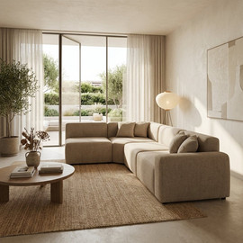 Moka Home ספת רביצה דגם - שיר - בצבע Dream-04
