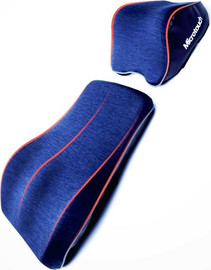 MicroTouch סט משענת גב וצוואר עם כרית אוויר מתנפחת MICROTOUCH MBH01 - גוון שחור