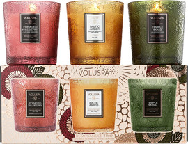VOLUSPA מארז מתנה 3 נרות - Demi Candle Gift