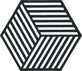Zone Denmark תחתית לסיר Hexagon - שחור
