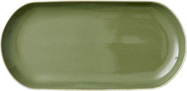 Villa Collection מגש North א' 38 ס"מ - לבן מט/ירוק מוס