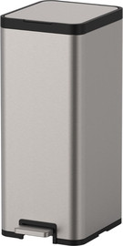 Essentials פח פדל 35 ליטר מרובע Dene 8869A - נירוסטה מט