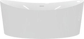 Carlos אמבטיה עומדת FREE STANDING דגם לונה 160/70 לבן מט