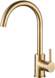 Aquila Premium ברז פרח ארוך DONALD זהב מוברש AQUILA PREMIUM