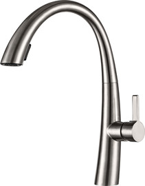 Aquila Premium ברז מטבח נשלף WAVE כרום מוברש AQUILA PREMIUM