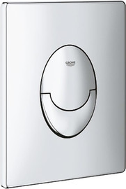 Grohe לחצן אובלי למיכל הדחה גרואה כרום | 38505000 של גרואה | GROHE – ניקל מבריק