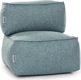 SHANGO הדום ומשענת Samber +backrest צבע אוקינוס