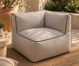 SHANGO פוף פינה מודולרית BARBADOS linen