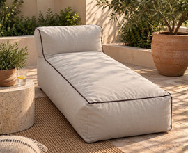 SHANGO פוף שזלונג מודולרי POSITANO Linen