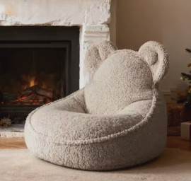 SHANGO פוף דובי לילדים  Teddy Bear- Cream