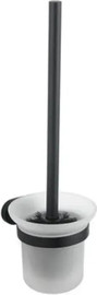 חרסינה מברשת לניקוי אסלה תלויה Matrix 666B-2 עשויה מחומר Brass אל חלד צבע שחור מט