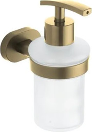 חרסינה דיספנסר לסבון תלוי Roma 2235G עשוי מחומר Brass אל חלד צבע זהב מט
