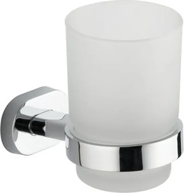 חרסינה מחזיק כוס למברשות שיניים תלוי Matrix 666C-3 עשוי מחומר Brass אל חלד צבע ניקל מבריק