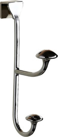 חרסינה קולב זוגי Brass אל חלד Chelsea chrome למגבות נתלה בקלות על המקלחון צבע ניקל מבריק