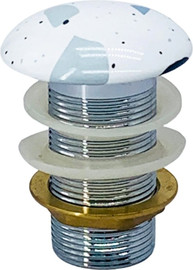 חרסינה ונטיל לכיור רחצה Brass אל חלד צבע טרצו DR-08