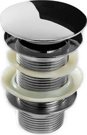 חרסינה ונטיל לכיור רחצה Brass אל חלד צבע ניקל מבריק DR-05