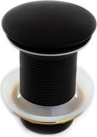 חרסינה ונטיל לכיור רחצה Brass אל חלד צבע שחור מט DR-02