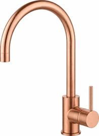 חרסינה ברז גבוהה ZV0122RG מגיע עם פיה מסתובבת צבע PVD רוז גולד