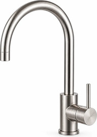 חרסינה ברז גבוהה ZV0122N מגיע עם פיה מסתובבת צבע PVD ניקל מוברש