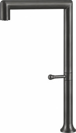 חרסינה ברז גבוהה KM0951GM מגיע עם פיה מסתובבת צבע PVD אפור גרפיט