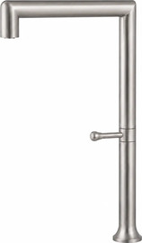 חרסינה ברז גבוהה KM0951N מגיע עם פיה מסתובבת צבע PVD ניקל מוברש
