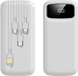 בוקסטייל מטען נייד 20,000mAh כבלים נשלפת דגם 5373
