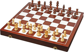 בוקסטייל שחמט עץ שולחני מהודר 45x23x8 ס"מ דגם 5132