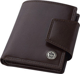 בוקסטייל ארנק בטיחות NFC+RFID עור איטלקי חום 10x7.5ס"מ GV-4861