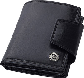 בוקסטייל ארנק בטיחות NFC+RFID עור איטלקי שחור 10x7.5ס"מ תא למטבעות GV-4858