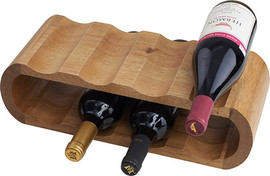 בוקסטייל מעמד עץ Wine-Rack ל-8 בקבוקי יין 37x15x12cm Acaciaעץ שיטה 5278