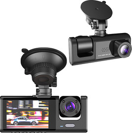 בוקסטייל מצלמת דרך לרכב Full HD 1080P עם WiFi ומצלמה קדמית ואחורית