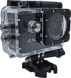 בוקסטייל מצלמת ספורט 4K Ultra HD עם WiFi וערכת אביזרים מלאה