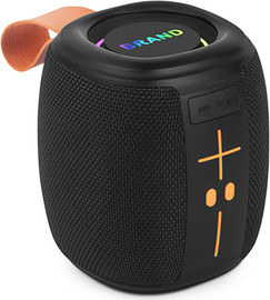בוקסטייל רמקול Bluetooth 5W עם אפשרות למיתוג ייחודי בלוגו מואר צבעוני 5418