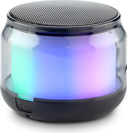 בוקסטייל רמקול Bluetooth עגול 3W עם תאורת RGB 5419