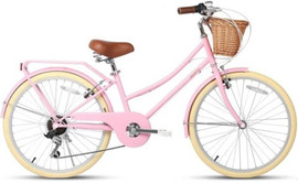 Tzabar אופני עיר וינטג' במידה "26 הילוכים SHIMANO - צבע ורוד