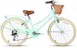 Tzabar אופני עיר וינטג' במידה "26 הילוכים SHIMANO - צבע תכלת