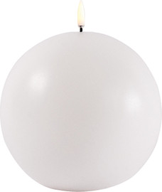 מלח הארץ נרות LED round candle - לבן