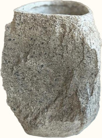 מלח הארץ אגרטל דמוי אבן חום