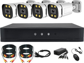 camera8200 קיט 4 מצלמות אבטחה 8 מגה 4K