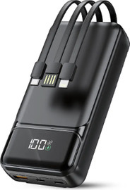 camera8200 מטען חירום מהיר 20000MHA וכבלים