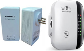 camera8200 זוג מתאמי רשת על חשמל ומשדר אלחוטי מחודש
