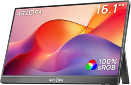 ARZOPA מסך עזר נייד דגם Z1C מבית ARZOPA בצבע שחור
