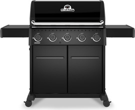 Broil King גריל גז 5 מבערים Crown 520 45,000 BTU שחור מבית המותג הקנדי Broil King