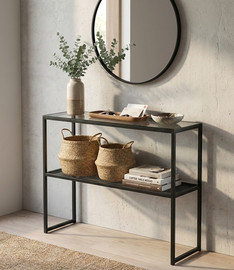 Vedro קונסולה מודרנית Glass Line Black