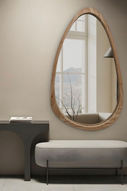Vedro מראת קיר אליפטית OAK SOFT