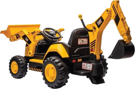 CAT טרקטור ממונע עם כף העמסה וכף חפירה CAT 12V IAM